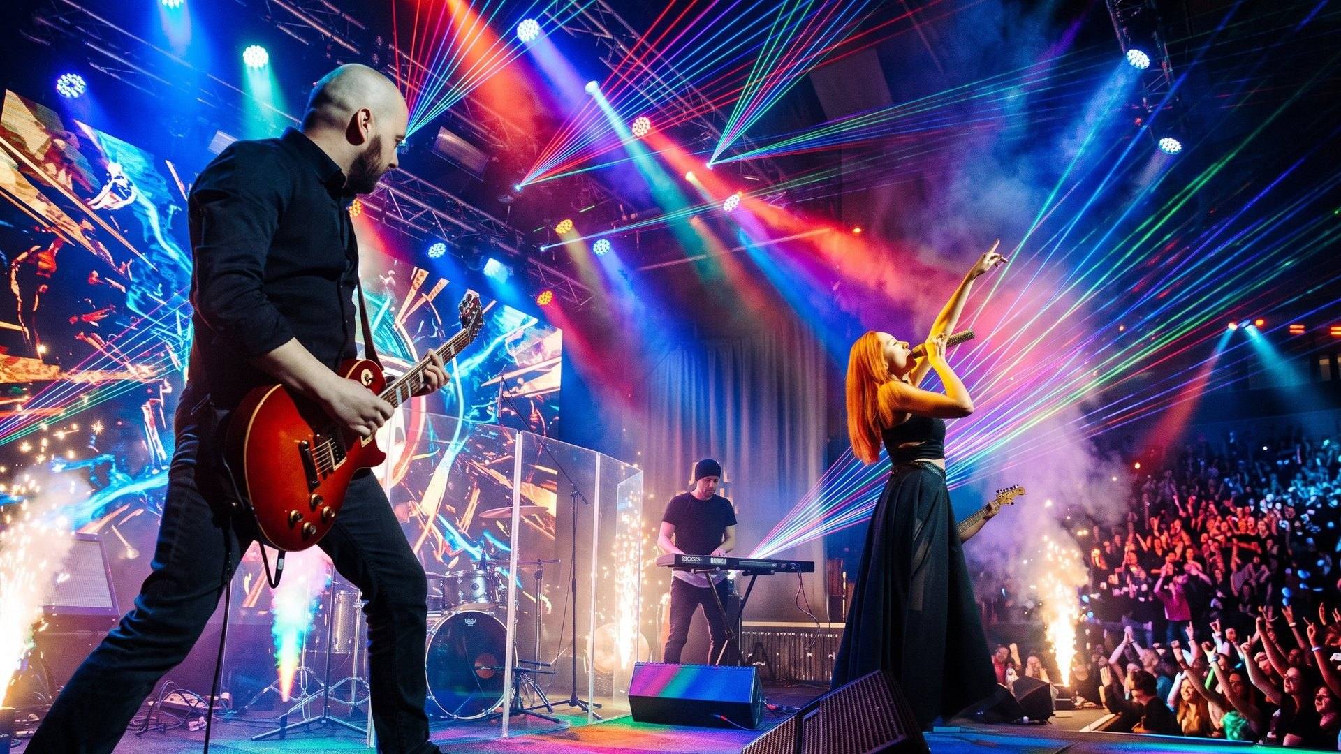 Endorphin Live band on stage
